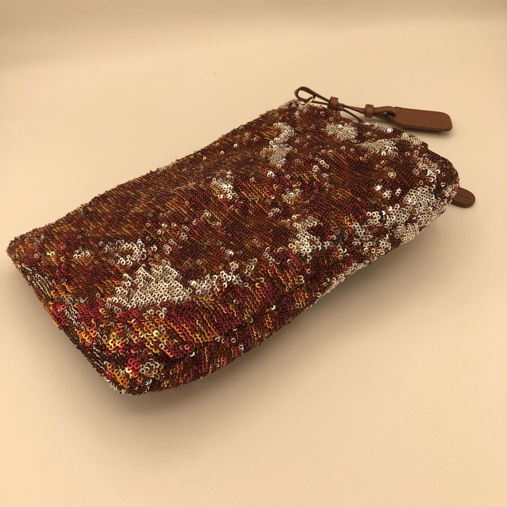 Ugg Pink  sequin clutch bag new